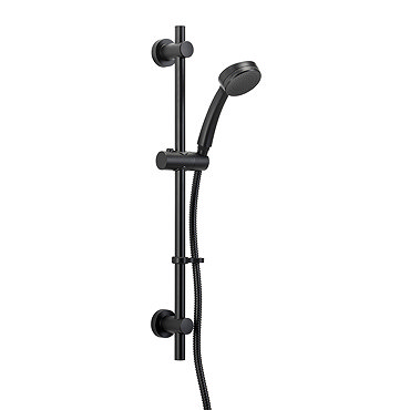 Croydex Matt Black Pressure Boost Flexi-Fix Shower Set - AM300021  Profile Large Image