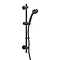 Croydex Matt Black Pressure Boost Flexi-Fix Shower Set - AM300021 Large Image