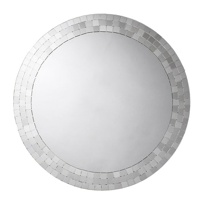 Croydex Meadley Circular Mirror with Mosaic Surround 600 x 600mm - MM700700  Standard Large Image
