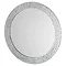 Croydex Meadley Circular Mirror with Mosaic Surround 600 x 600mm Large Image