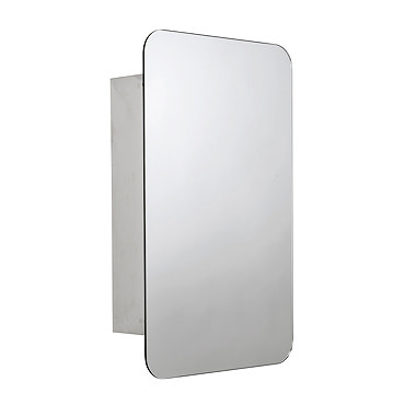 Croydex Medway Round Edges Mirror Cabinet with FlexiFix - WC871505  Profile Large Image