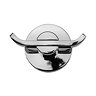 Croydex Metra Flexi-Fix Chrome Double Robe Hook