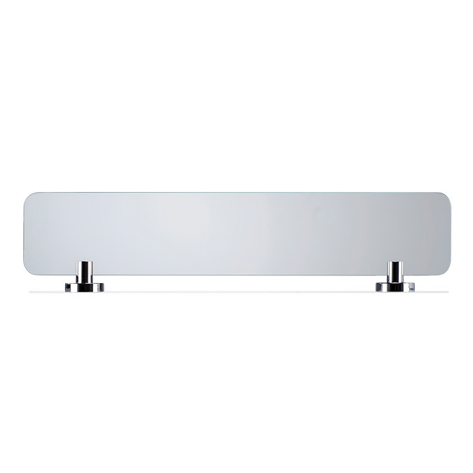 Croydex Metra Flexi-Fix Chrome Glass Shelf