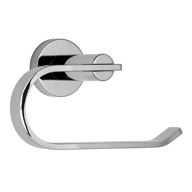 Croydex Metra Flexi-Fix Chrome Toilet Roll Holder