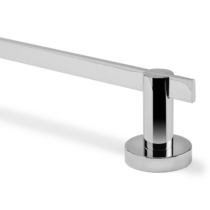 Croydex Metra Flexi-Fix Chrome Towel Rail
