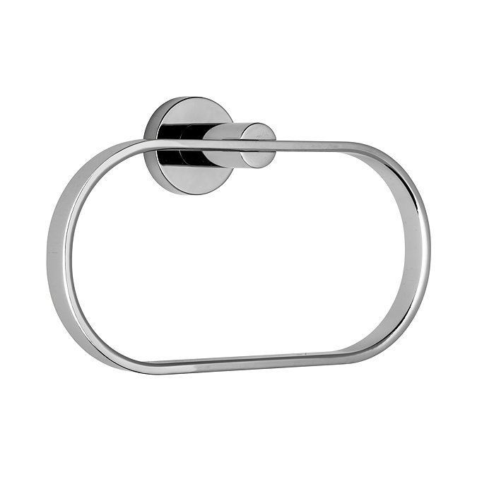 Croydex Metra Flexi-Fix Chrome Towel Ring