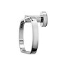 Croydex Metra Flexi-Fix Chrome Towel Ring