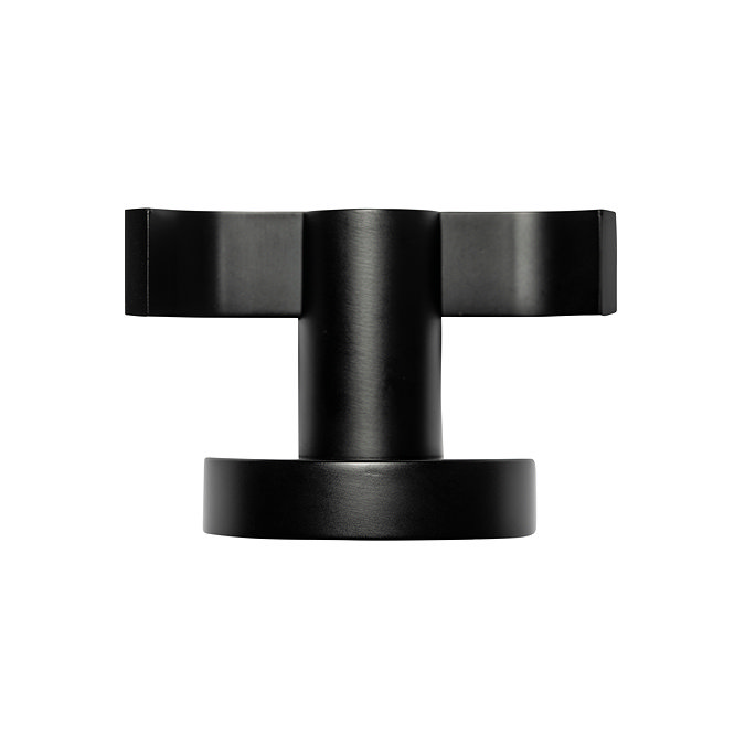 Croydex Metra Flexi-Fix Matt Black Double Robe Hook