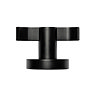 Croydex Metra Flexi-Fix Matt Black Double Robe Hook