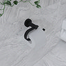 Croydex Metra Flexi-Fix Matt Black Toilet Roll Holder