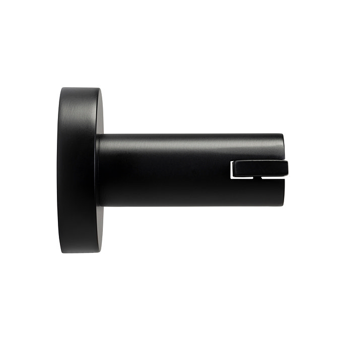 Croydex Metra Flexi-Fix Matt Black Towel Rail