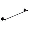Croydex Metra Flexi-Fix Matt Black Towel Rail