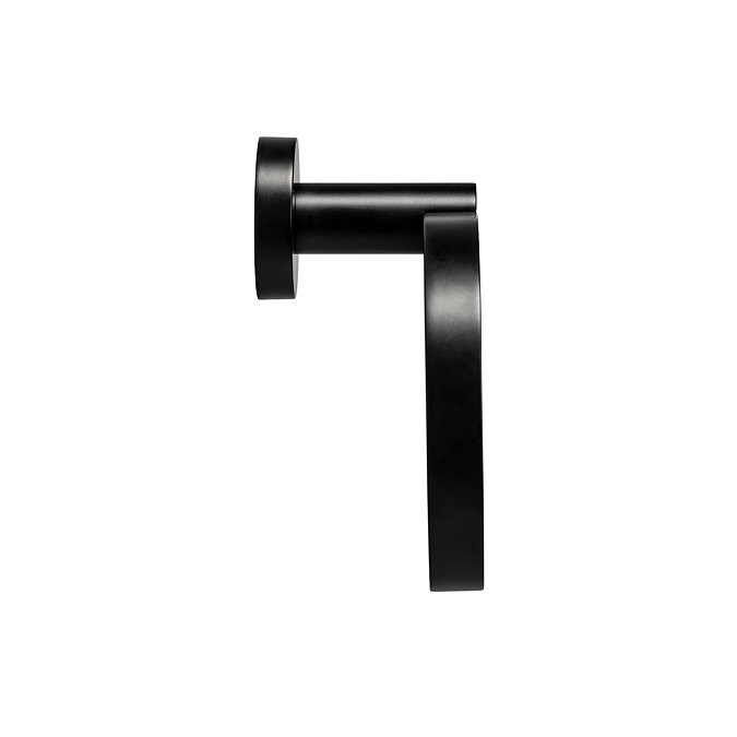 Croydex Metra Flexi-Fix Matt Black Towel Ring