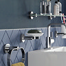 Croydex Metra Flexi-Fix Soap Dish & Chrome Holder