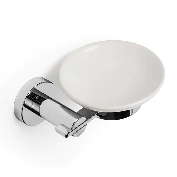 Croydex Metra Flexi-Fix Soap Dish & Chrome Holder