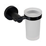 Croydex Metra Flexi-Fix Tumbler & Black Holder