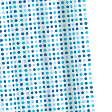 Croydex Micro Dots Textile Shower Curtain W1800 x H1800mm - AF285524 Large Image