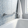 Croydex Modern 600mm Stainless Steel Grab Bar - Chrome
