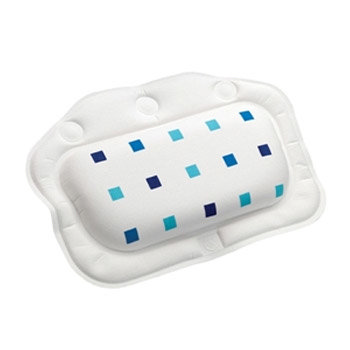 Croydex Mosaic Blue Bath Pillow - BG543424 Large Image