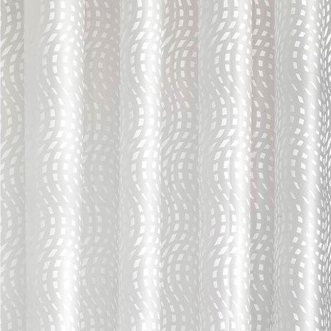 Croydex Mosaic Wave PEVA Shower Curtain W1800 x H1800mm - AE287522 Large Image