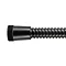 Croydex Nero 1.75m Matt Black Stainless Steel Hose - AM159021 Profile Large Image