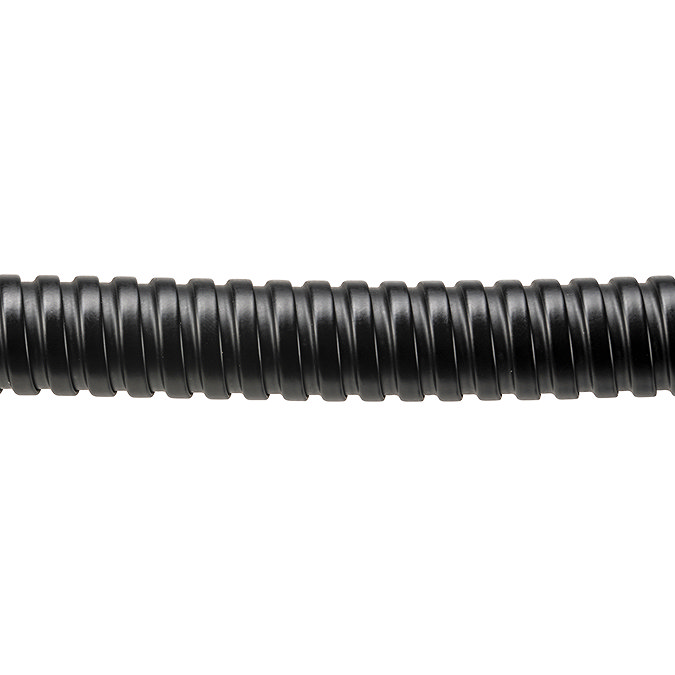 Croydex Nero 1.75m Matt Black Stainless Steel Hose - AM159021 Feature Large Image