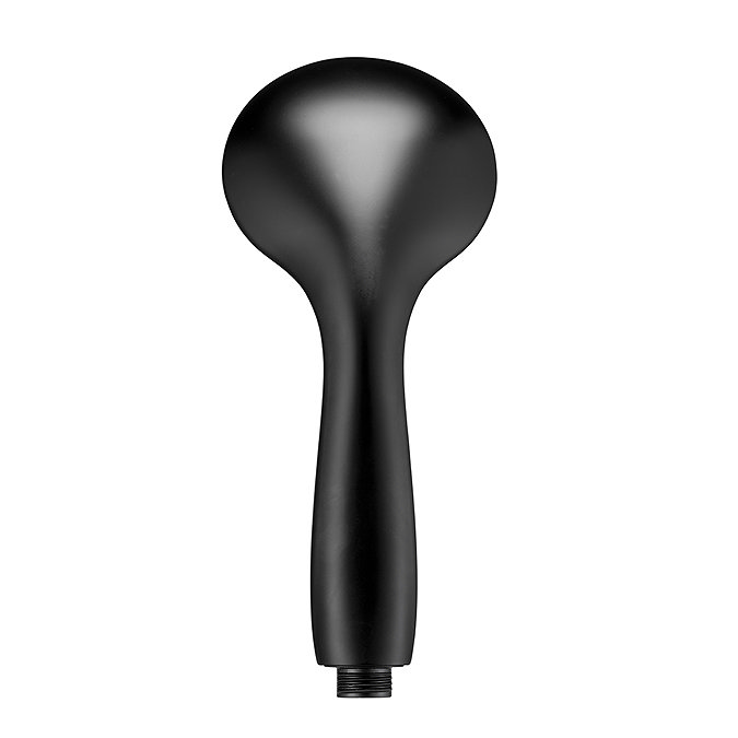 Croydex Nero Matt Black Three Function Handset - AM302121 Profile Large Image