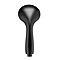 Croydex Nero Matt Black Three Function Handset - AM302121 Profile Large Image