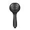 Croydex Nero Matt Black Three Function Handset - AM302121 Standard Large Image
