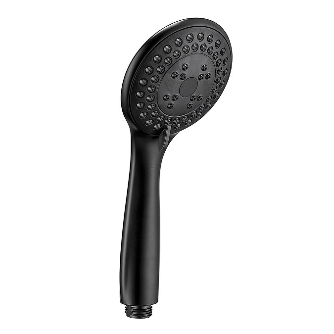 Croydex Nero Matt Black Three Function Shower Set - AM302021  In Bathroom Large Image