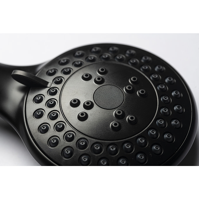 Croydex Nero Matt Black Three Function Shower Set - AM302021  additional Large Image