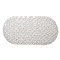 Croydex Pebbles PVC Bath Mat - 700 x 350mm - Clear - AG300032  Standard Large Image