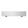 Croydex Pendle Flexi-Fix Chrome Glass Shelf