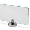 Croydex Pendle Flexi-Fix Chrome Glass Shelf