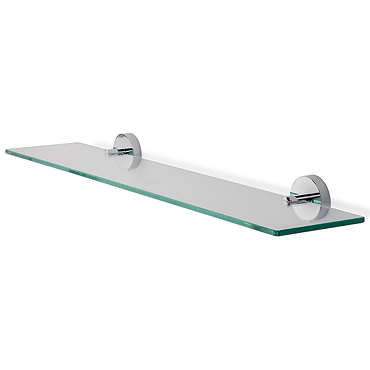 Croydex Pendle Flexi-Fix Chrome Glass Shelf