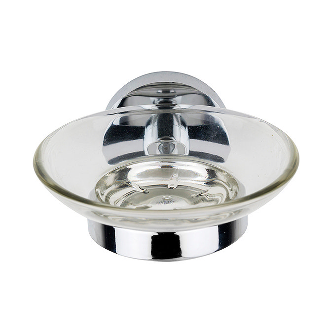 Croydex Pendle Flexi-Fix Soap Dish & Chrome Holder