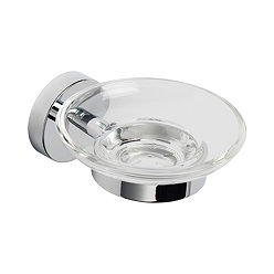 Croydex Pendle Flexi-Fix Soap Dish & Chrome Holder