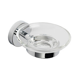 Croydex Pendle Flexi-Fix Soap Dish & Chrome Holder