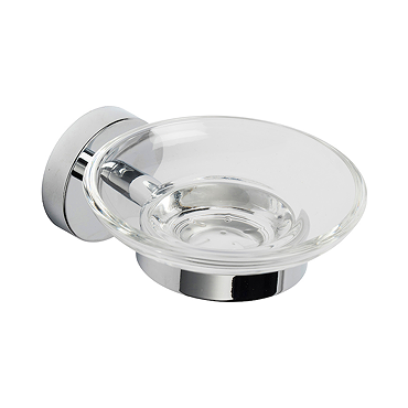 Croydex Pendle Flexi-Fix Soap Dish & Chrome Holder