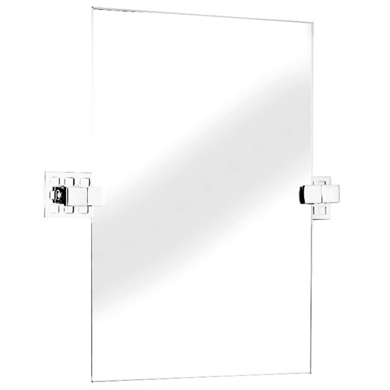 Croydex Perivale Mirror with Brackets - Chrome - QM651041 Large Image