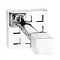 Croydex Perivale Single Robe Hook - Chrome - QM651741 Large Image
