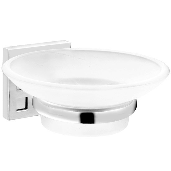Croydex Perivale Soap Dish - Chrome - QM651941 Large Image