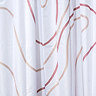 Croydex Pink Swirl Design Shower Curtain 1800 x 1800mm - AF673523