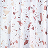 Croydex Pink Terrazzo Design Shower Curtain - 1800 x 1800mm