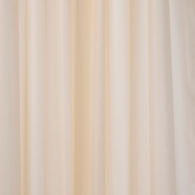 Croydex Ivory Textile Shower Curtain W1800 x H1800mm - AF159017  In Bathroom Large Image