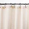 Croydex Ivory Textile Shower Curtain W1800 x H1800mm - AF159017 Large Image