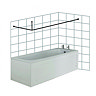 Croydex Premier Large L-Shaped Shower Curtain Rod - AD149641  Profile Large Image
