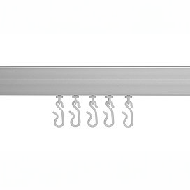 Croydex Professional Profile 400 Standard Straight Shower Rail 915mm