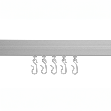 Croydex Professional Profile 400 Standard Straight Shower Rail 915mm