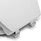 Croydex Raised White Toilet Seat - WL400522H Profile Large Image